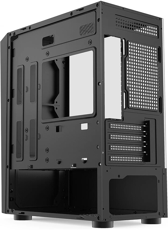 Корпус Bloody BD-CC102F черный без БП (BD-CC102F-BK)