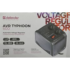 Стабилизатор напряжения Defender AVR Typhoon 600 (99032)