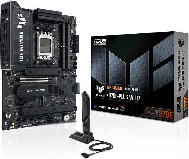 Материнская плата ASUS TUF Gaming X870E-PLUS WIFI7 (90MB1M70-M0EAY0)