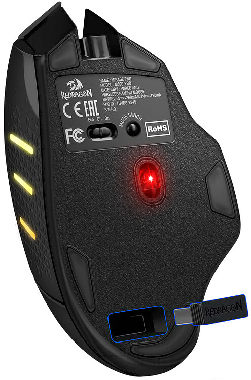 Мышь Redragon Mirage Pro RGB (71432)