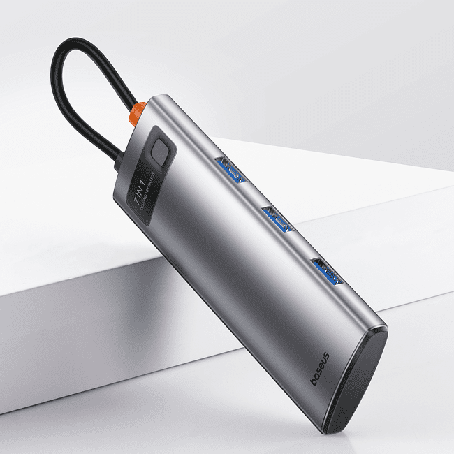Док-станция Baseus Metal Gleam Series Space Grey (B00030708811-00)