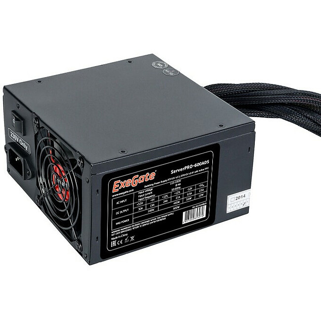 Блок питания ExeGate ServerPRO-600ADS 600W (EX174459RUS)