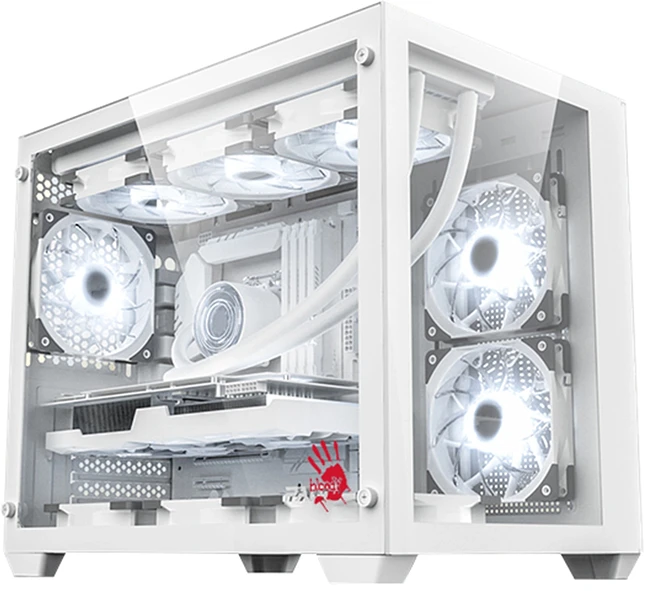 Корпус Bloody BD-CC108 без БП белый (BD-CC108-WH)