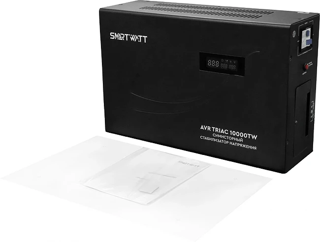 Стабилизатор напряжения Smartwatt AVR Triac 10000TW черный (4512020380005)