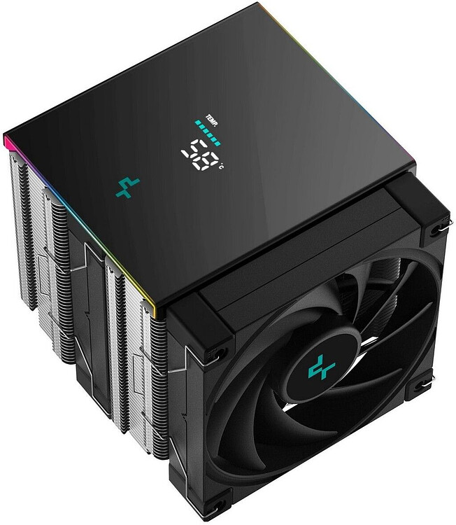 Кулер для процессора DeepCool AK620 Digital SE черный (R-AK620-BKADMN-GJD) + термопаста Deepcool Z3 (DP-TIM-Z3-2)