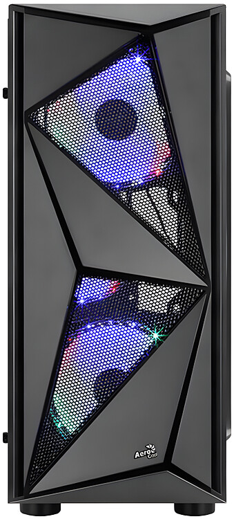 Корпус AeroCool ATX Без БП Glider (Cosmo-G-BK-v1)
