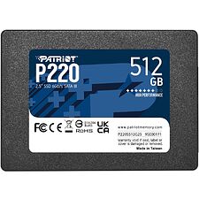 SSD диск Patriot SATA III 512Gb (P220S512G25)