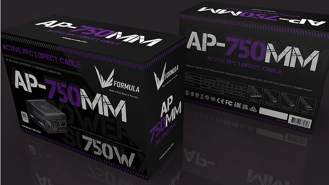 Блок питания Formula V Line ATX 750W 80 Plus White (AP-750ММ)