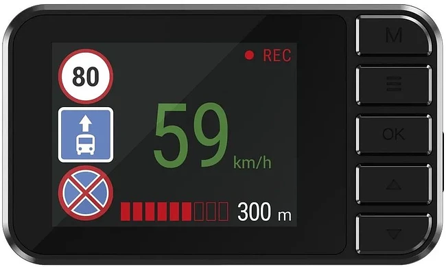 Автомобильный видеорегистратор Navitel R385 GPS черный