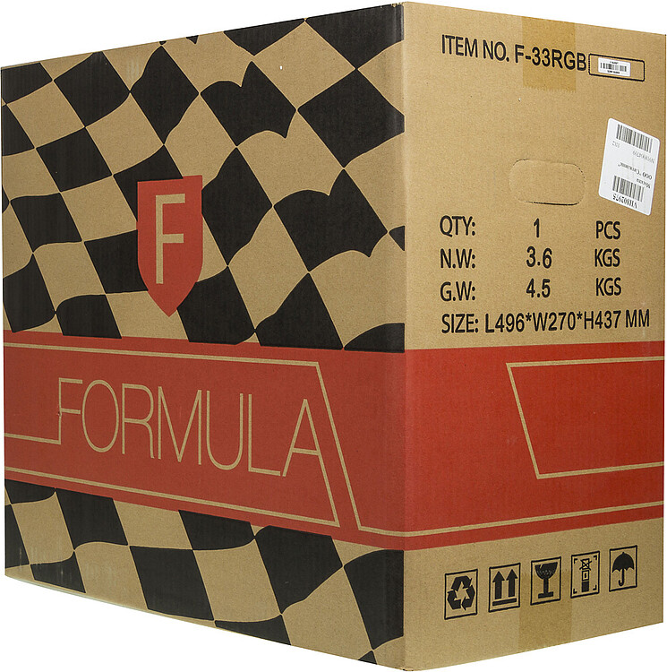 Корпус Formula V Line без БП черный (F-33RGB)