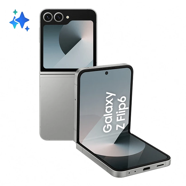 Смартфон Samsung Galaxy Z Flip6 12GB/512GB Silver Shadow (SM-F741BZSHCAU)