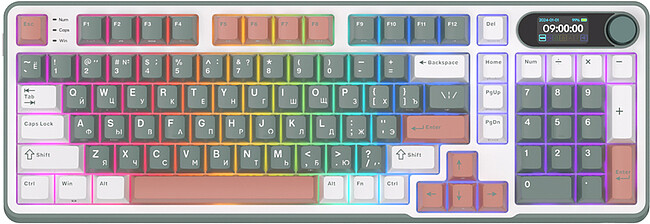 Клавиатура Royal Kludge RK-S98 Brown switch/Camping