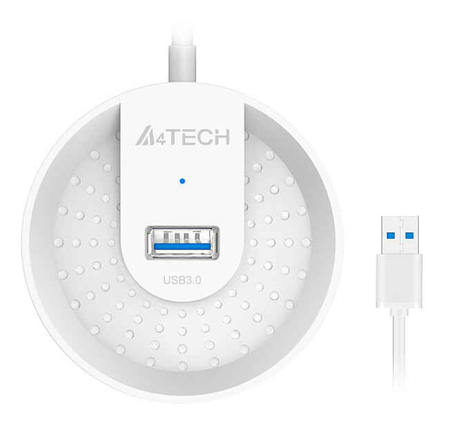 USB-хаб A4Tech HUB-30 белый
