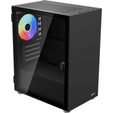 Корпус Aerocool CS-111 без БП Black (CS-111-G-BK-V1) Корпус Aerocool CS-111 без БП Black (CS-111-G-BK-V1)