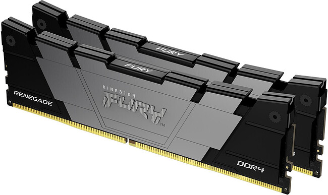 Оперативная память Kingston Fury Renegade Black 2x32GB DDR4 (KF432C16RB2K2/64)