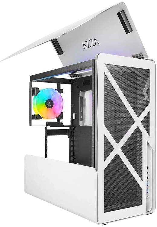 Корпус Azza Cast белый без БП (CSAZ-808WM)