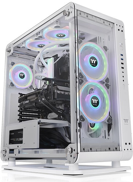 Корпус Thermaltake Core P6 TG без БП белый (CA-1V2-00M6WN-00)