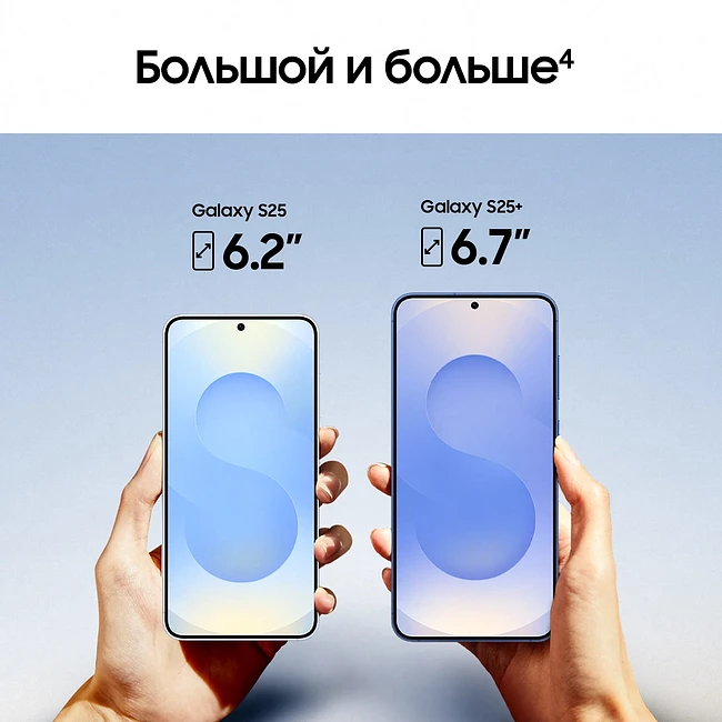 Смартфон Samsung Galaxy S25 12/256Gb SM-S931B голубой (SM-S931BLBCCAU)