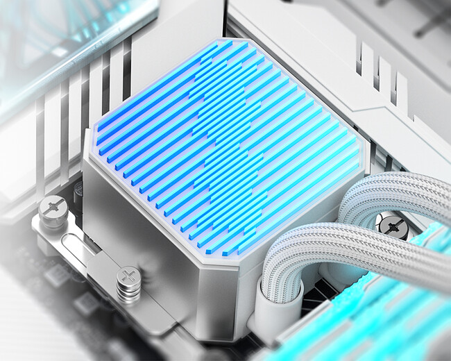 Система жидкостного охлаждения для процессора ID-Cooling DX360 MAX White