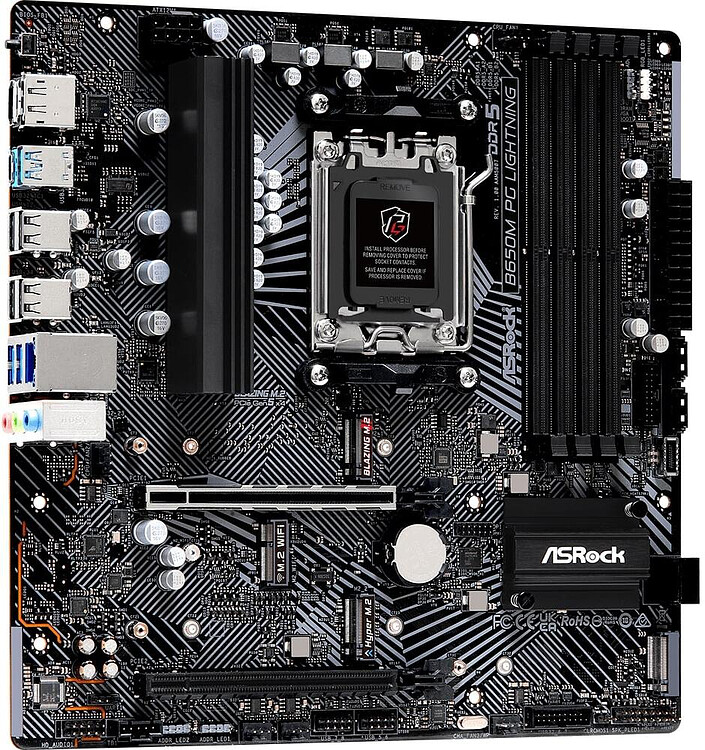 Материнская плата ASRock B650M PG Lightning DDR5