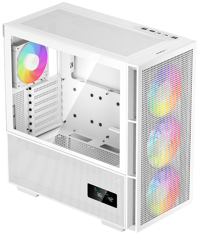 Корпус DeepCool CH560 Digital WH ATX без БП белый (R-CH560-WHAPE4D-G-1)