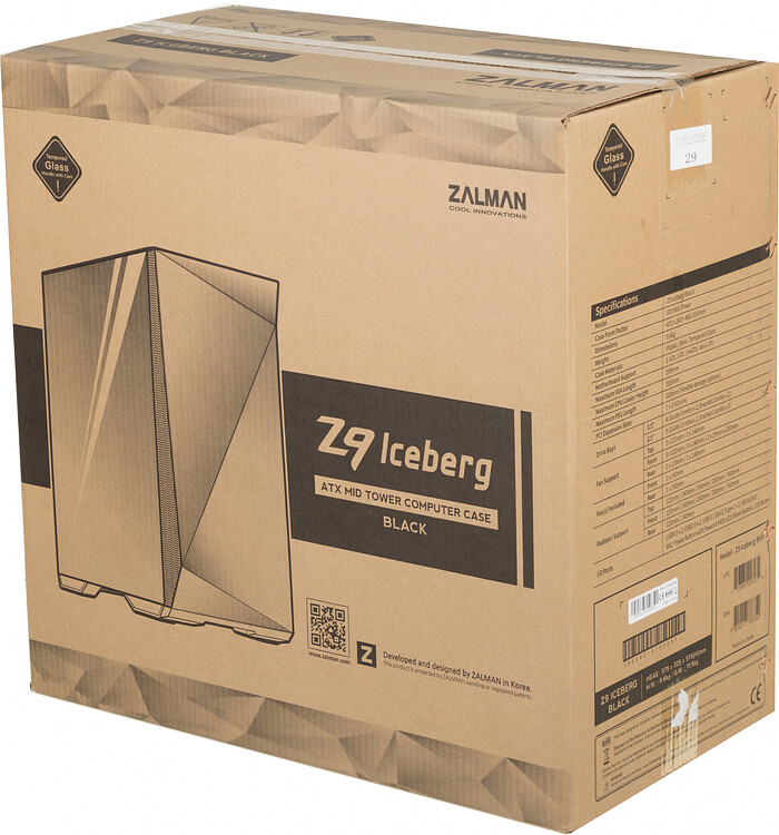 Корпус Zalman Z9 Iceberg белый