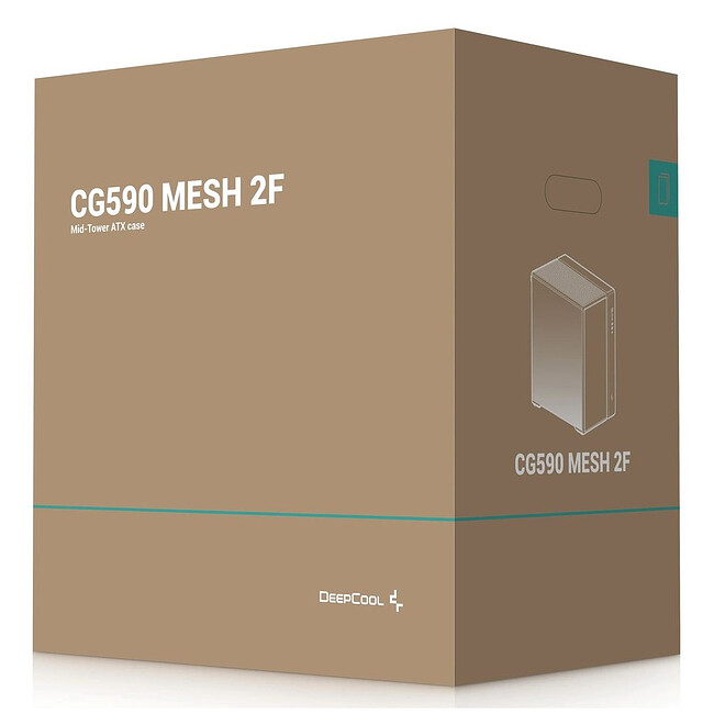 Корпус Deepcool CG590 Mesh 2F без БП (R-CG590MESH-BKANA2-G)