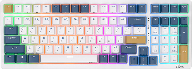 Клавиатура Royal Kludge RK98 Brown switch/Klein Blue