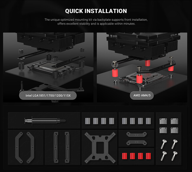 Кулер для процессора ID-Cooling IS-40-XT Black