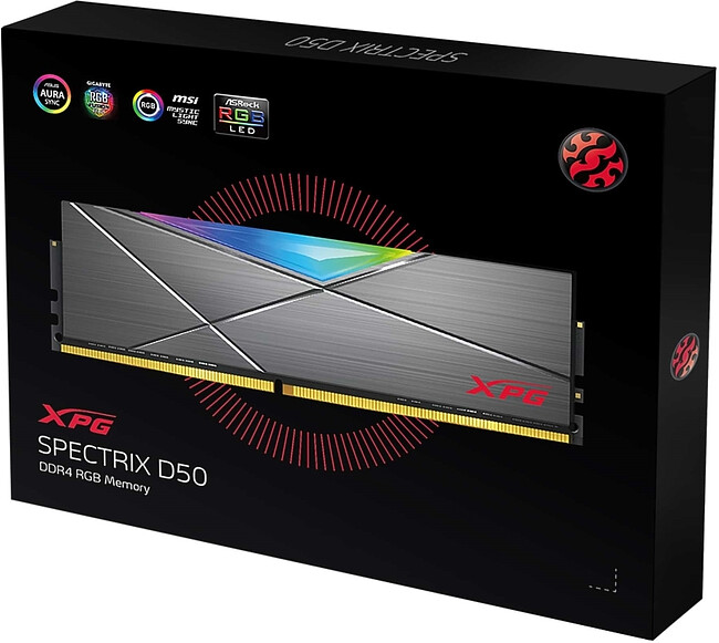 Оперативная память A-Data XPG Spectrix D50 RGB 2x16GB DDR4 (AX4U320016G16A-DT50)