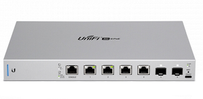 Коммутатор Ubiquiti US-XG-6POE-EU Коммутатор Ubiquiti US-XG-6POE-EU