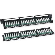 Патч-панель Cabeus PLHD-48-Cat.5e-Dual