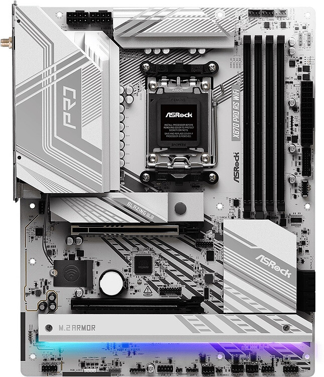Материнская плата ASRock X870 Pro RS WiFi