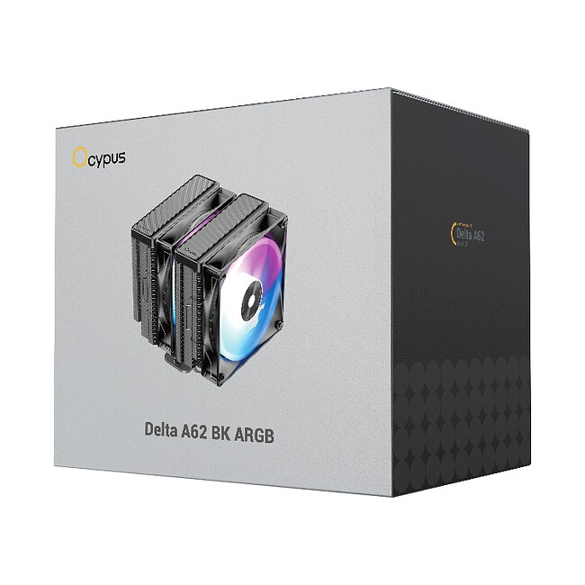 Кулер для процессора Ocypus Delta A62 ARGB BK (Delta-A62-BK2NAWN00X-GL)