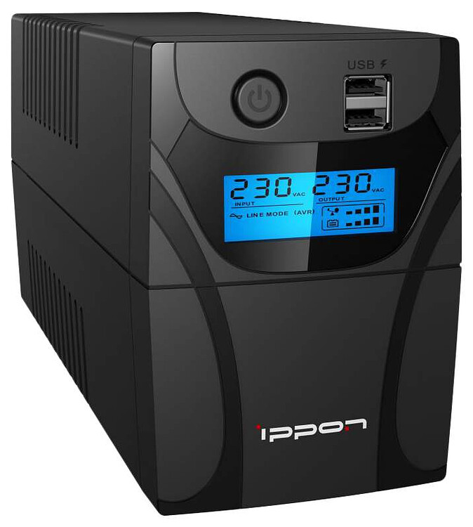 Источник бесперебойного питания Ippon Power Pro II 600 360Вт 600ВА черный (1030300)