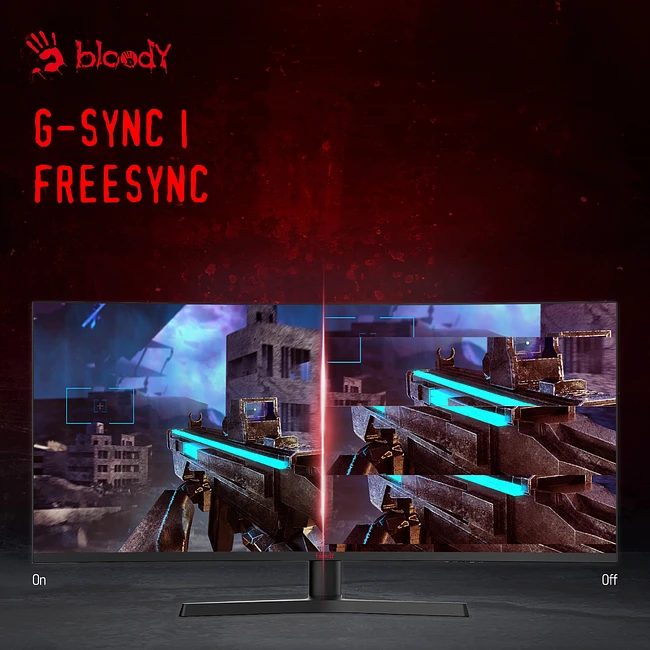 Монитор Bloody MN340W черный