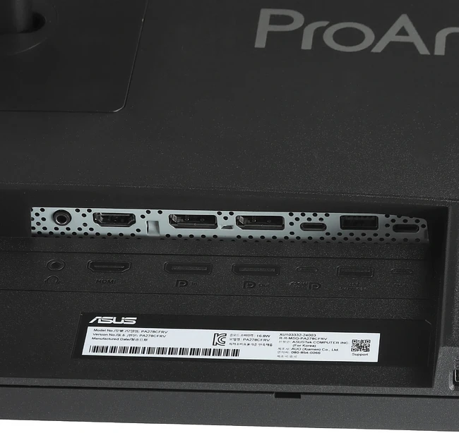 Монитор Asus ProArt PA278CFRV черный (90LM06Q0-B01M70)