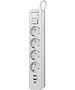 Сетевой фильтр Defender DFS 143 белый (99434)