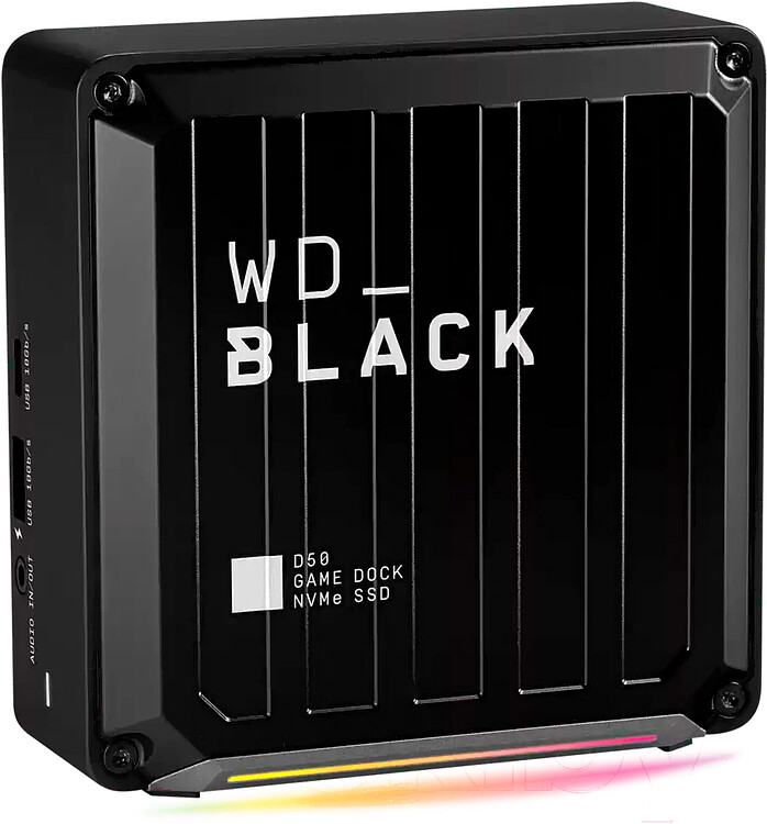 Внешний накопитель WD Thdb3 1Tb D50 Game Dock черный (WDBA3U0010BBK-EESN)