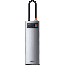 USB-хаб Baseus Metal Gleam Gray (CAHUB-CV0G)