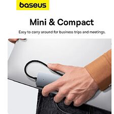 USB-хаб Baseus BS-OH080 Space Grey (B0005280B811-01)