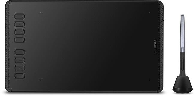 Графический планшет Huion Inspiroy черный (H950P)