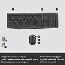 Набор периферии Logitech Cordless MK235 (920-007949) Набор периферии Logitech Cordless MK235 (920-007949)