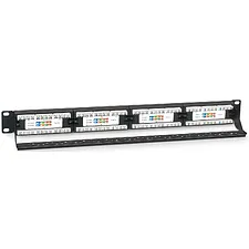 Патч-панель Cabeus PL-24-Cat.5e-Dual