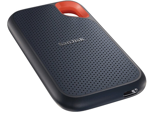Внешний накопитель SanDisk 2TB Black SDSSDE61-2T00-G25