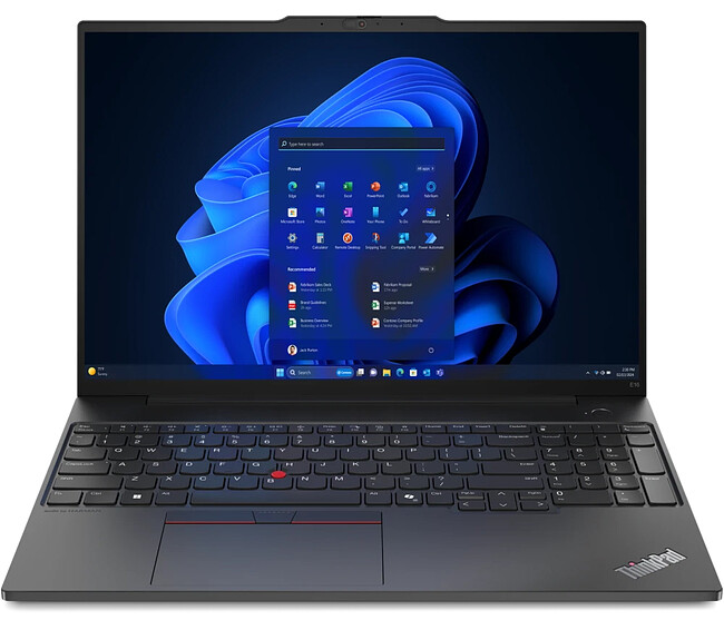 Ноутбук Lenovo ThinkPad E16 Gen 2 Black (21MAS04600)