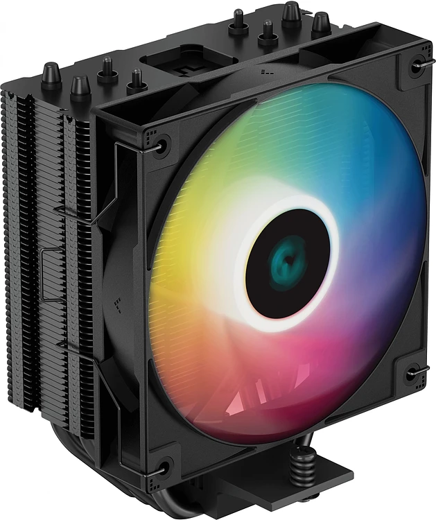 Кулер для процессора DeepCool AG400 BK ARGB BULK черный (R-AG400-BKANMC-BP-NA-2)