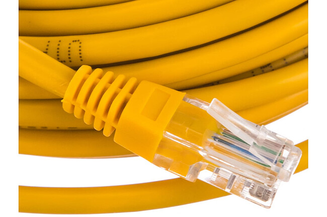 Патч-корд Cablexpert UTP PP10-15M/Y желтый