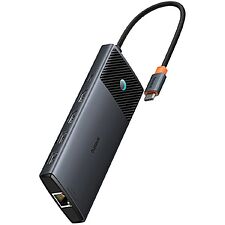 USB-хаб Baseus Metal Gleam BS-OH083 Cosmic Black (B00061800123-00)
