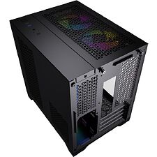 Корпус Powercase Vision Micro черный (CVBM-L4)